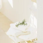 Bordered Bath Towel, Set of 4